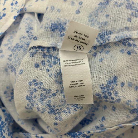 Rails Mariah Linen-Blend Floral Blouse - Picture 16 of 16